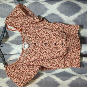 Floral print blouse